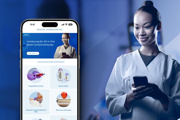 New all-in-one Baxter Compounding App